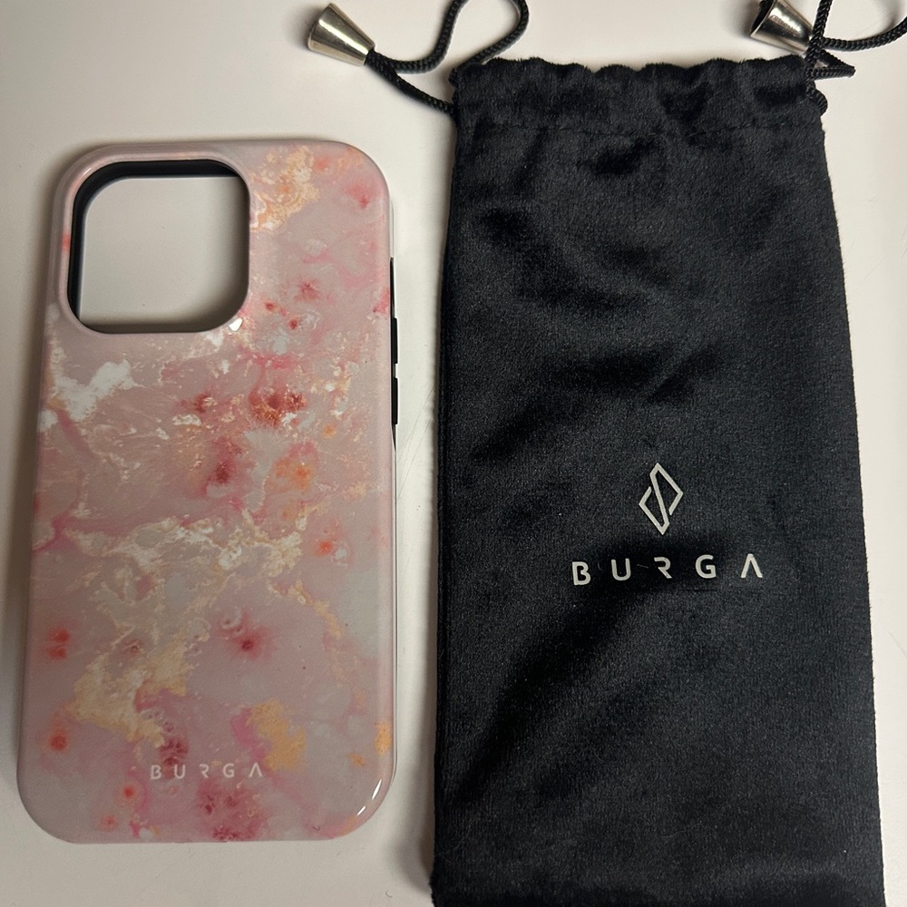 Burga Golden Coral - Pink iPhone 14 Pro Case brand new